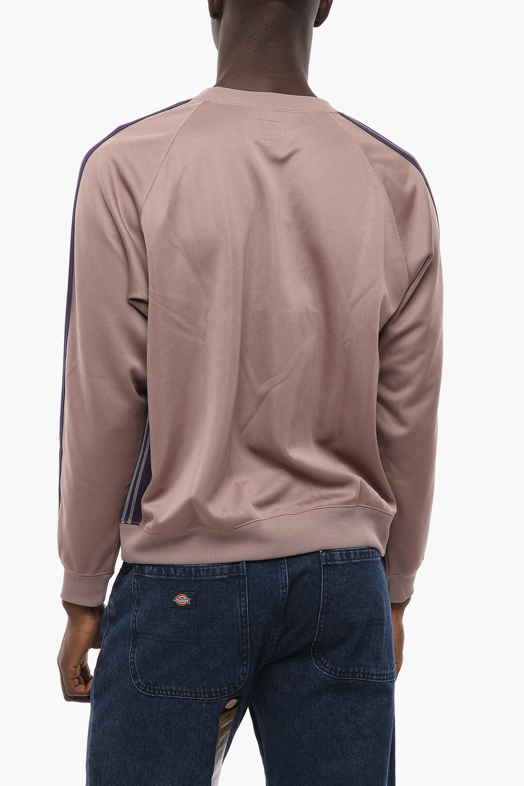 Needles Contrast SideBands CrewNeck Sweatshirt men Glamood Outlet