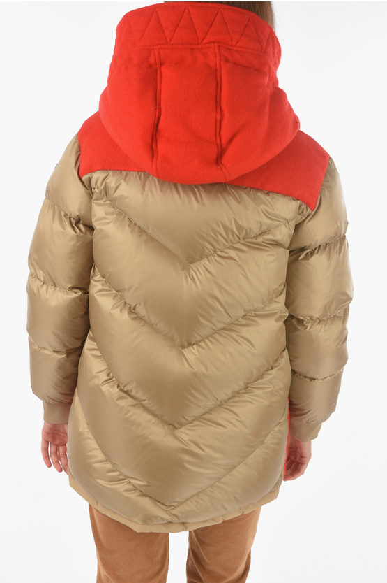 Woolrich contrasting details reversible 