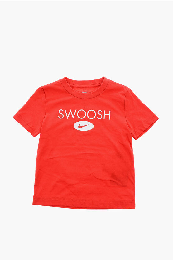 Contrasting Logo Shorts SWOOSH and T-shirt Set