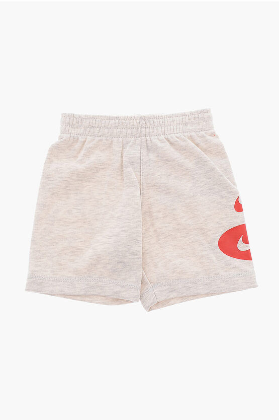 Contrasting Logo Shorts SWOOSH and T-shirt Set