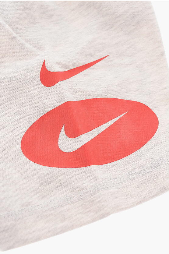 Contrasting Logo Shorts SWOOSH and T-shirt Set