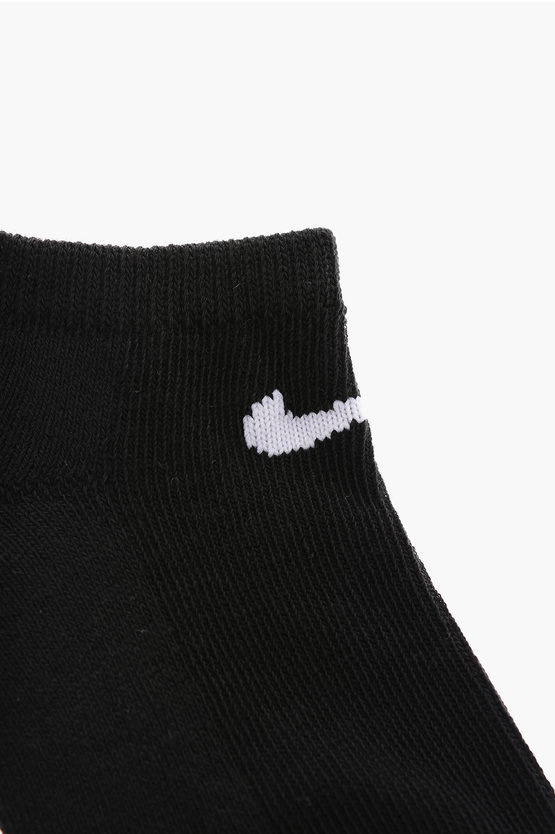 Contrasting Logo Solid Color 3 Socks Set