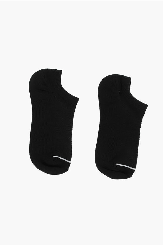 Contrasting Logo Solid Color WORDMARK NO SHOW 6 pairs of socks