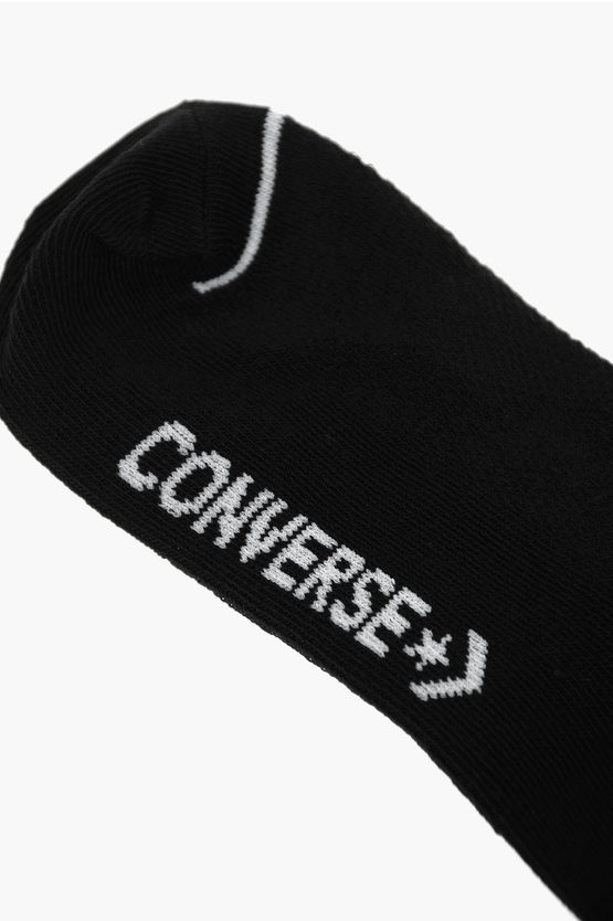 Contrasting Logo Solid Color WORDMARK NO SHOW 6 pairs of socks