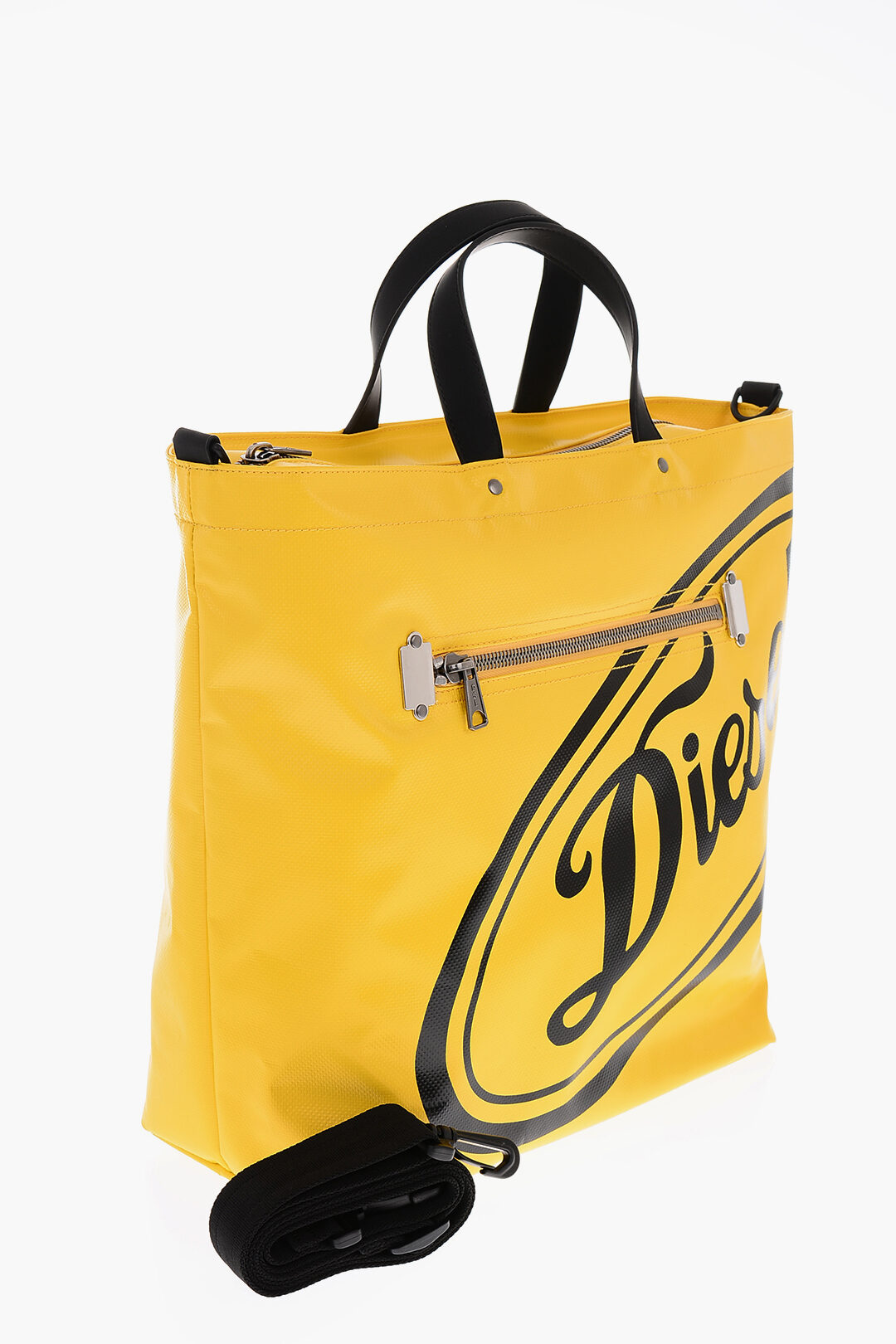 Logo Printed Curty Tote Bag with Removable Shoulder Strap Size unica