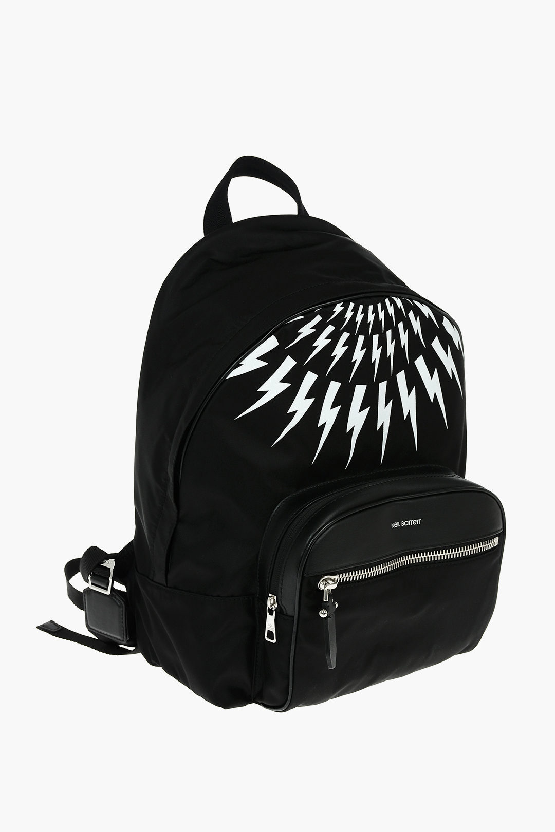 Neil Barrett Contrasting Printed FAIR-ISLE THUNDERBOLT Backpack