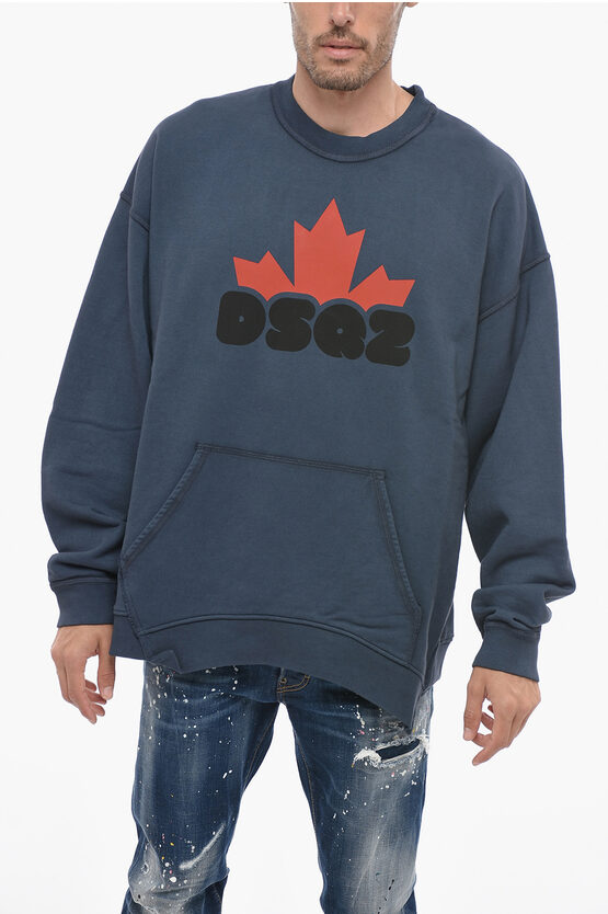 Shop Dsquared2 Cool Fit Sweatshirt With Logo Print