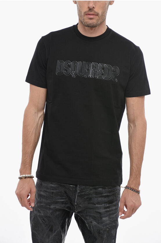 Shop Dsquared2 Cool Fit T-shirt With Embossed Logo