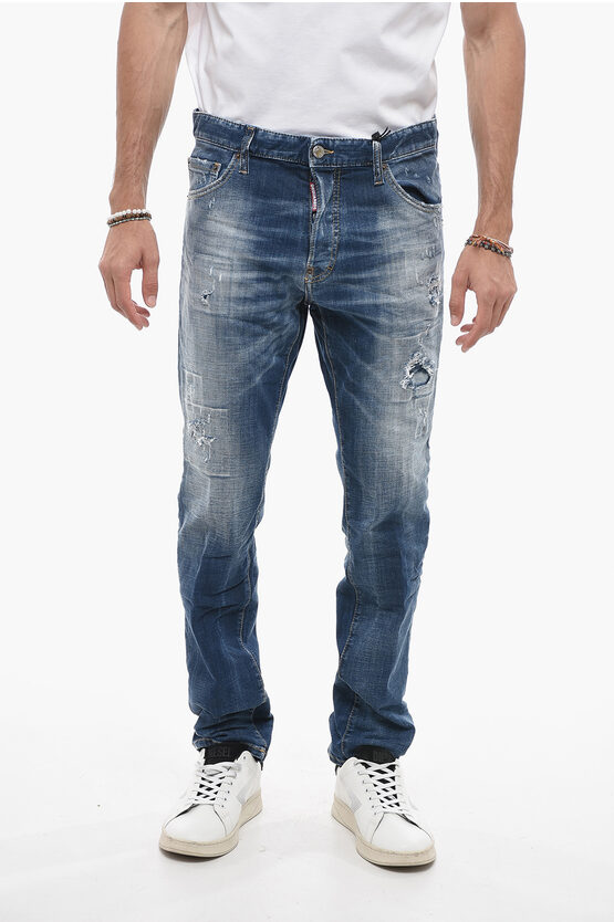 Shop Dsquared2 Cool Guy Denims With Distressed Detail