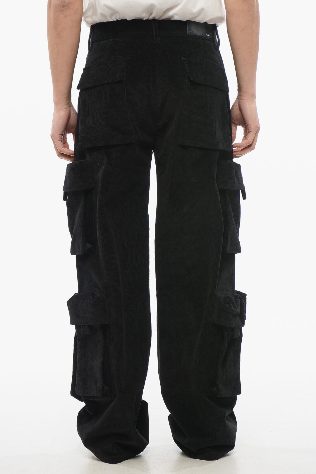 Lester Corduroy Cargo Pants (Black)