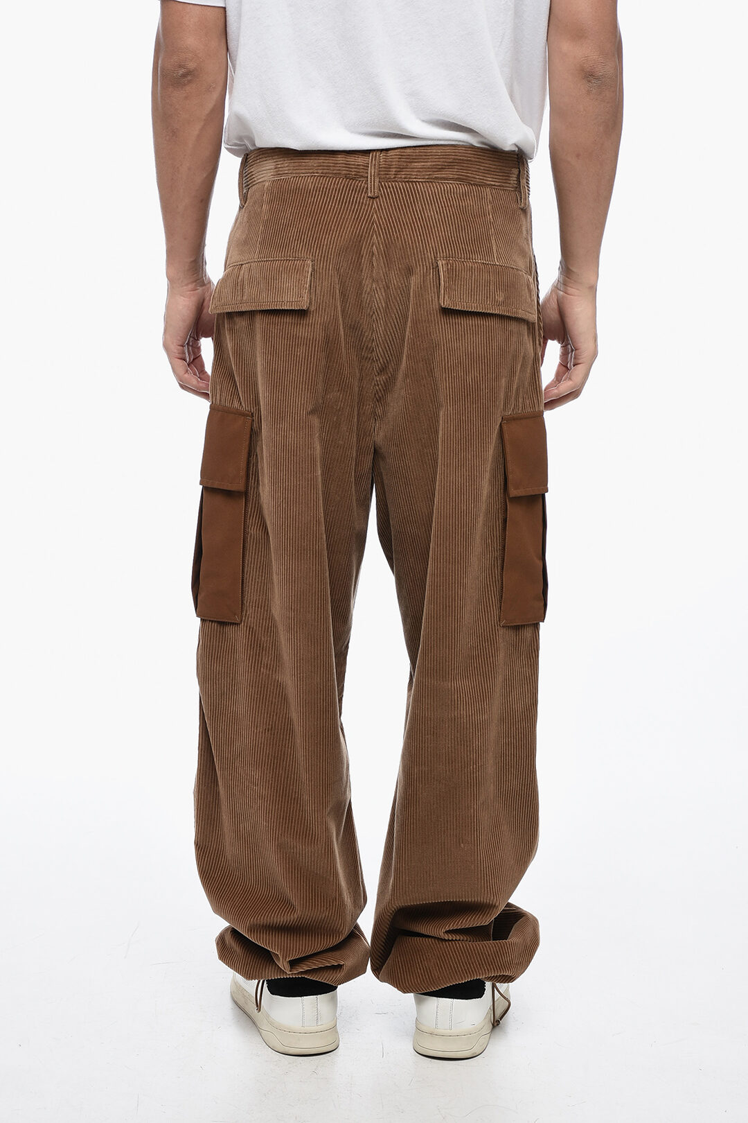 Moncler Corduroy Cargo Pants with Contrasting Pocket men - Glamood Outlet