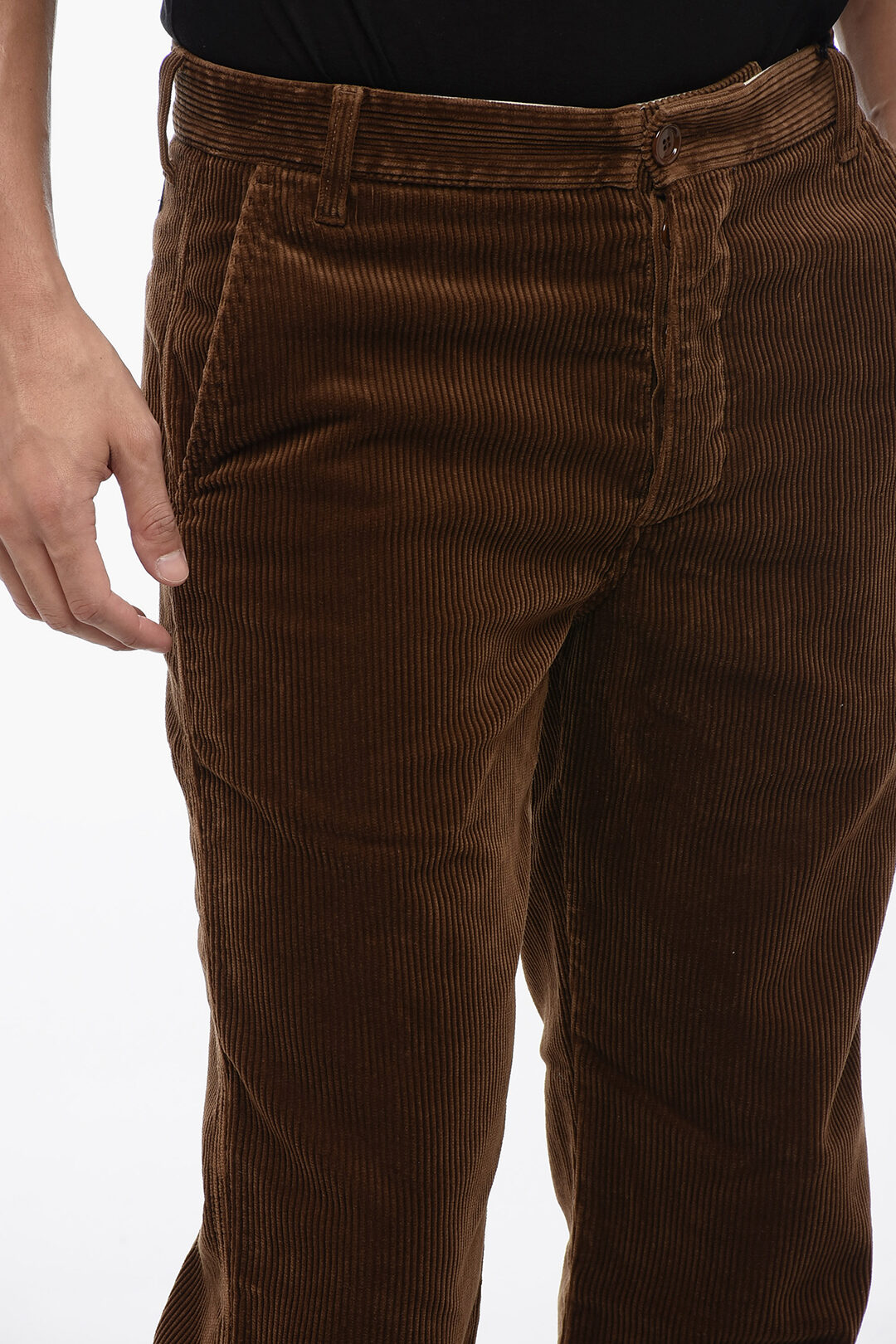 Gucci Corduroy Chinos Pants with Belt Loops men - Glamood Outlet