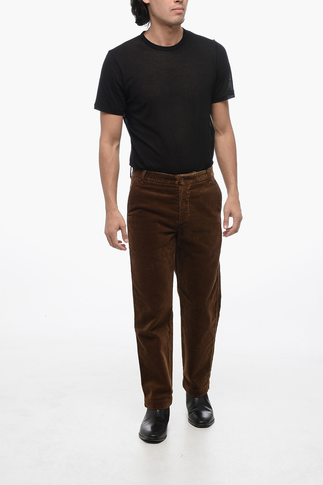 Gucci Corduroy Chinos Pants with Belt Loops men - Glamood Outlet