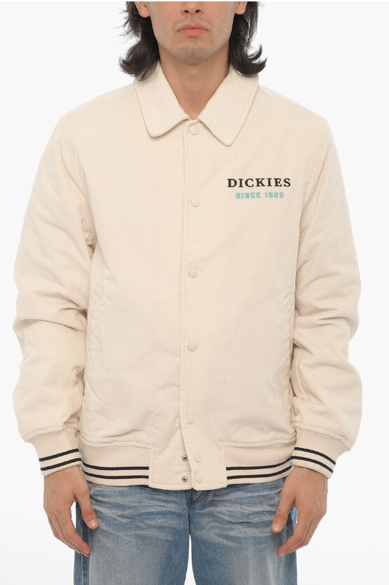 Shop Dickies Corduroy Jacket With Snap Buttons