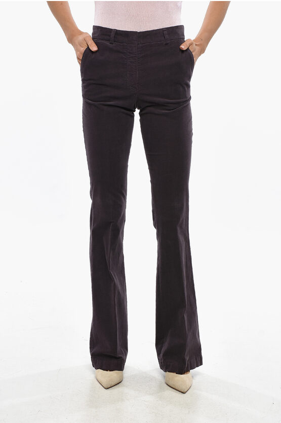 Ql2 Corduroy Matisse Bootcut Pants In Black