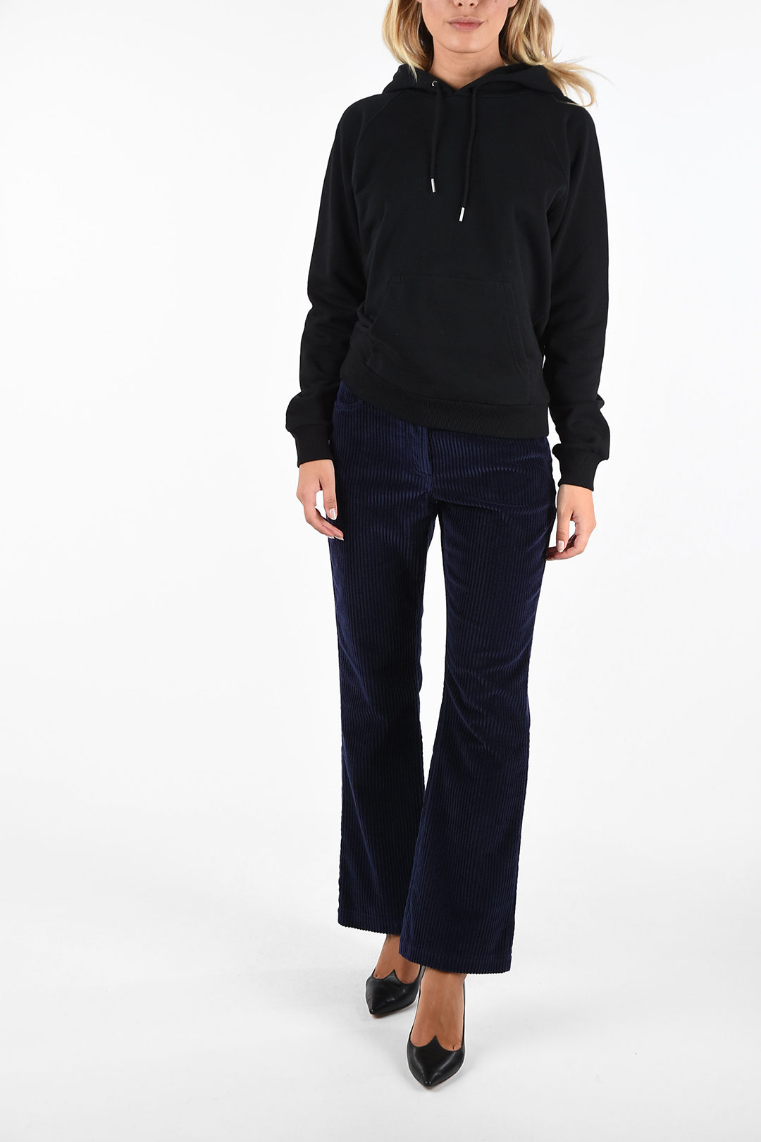 womens off white corduroy pants