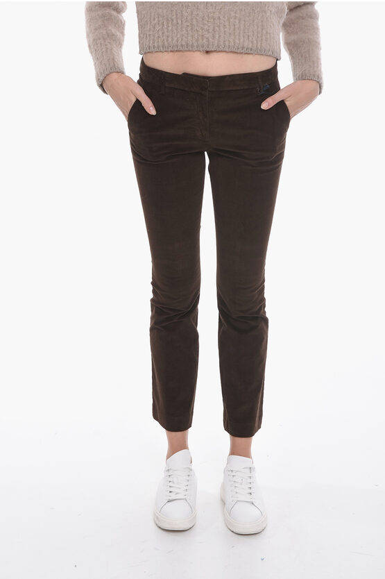 True Royal Corduroy Ross Chinos Trousers In Black