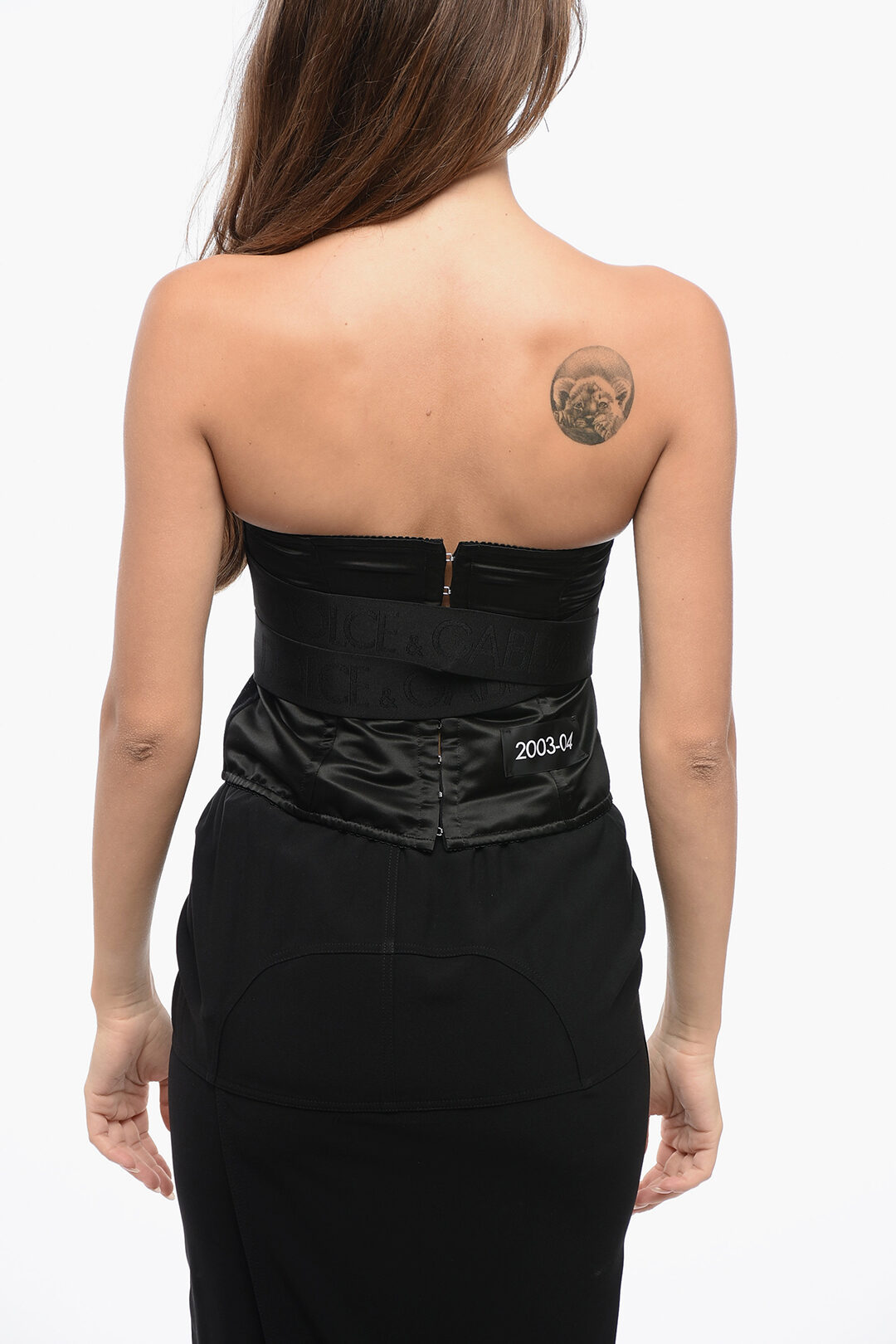 SUKUTU Corsetto Completo da Donna con Decorazioni in pizzo