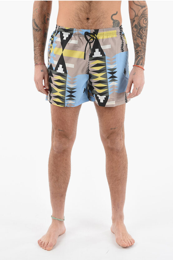 Speedo Costume da bagno a slip Pond Life 13 cm Club Training Allover Multicolor| Swiminn