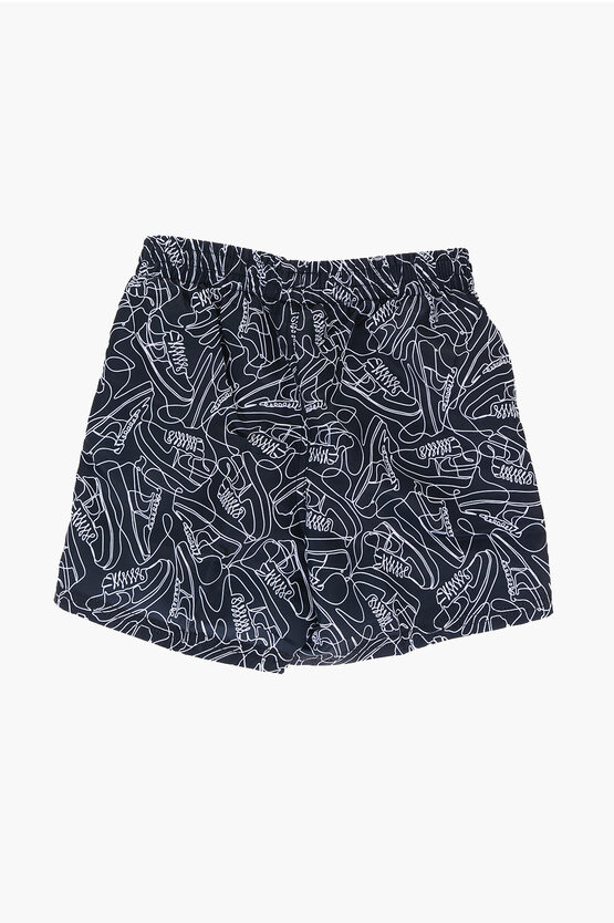 Costume da Bagno Boxer 4 VOLLEY Stampati All-Over