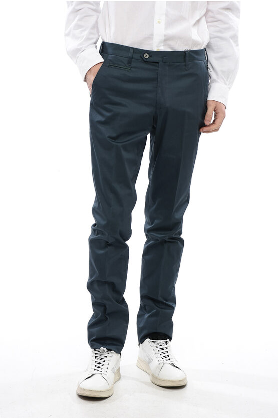 Corneliani Cotton Academy Trousers In Black