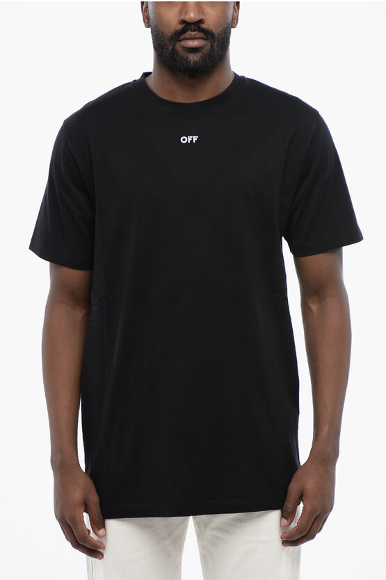 Off-white Graphic Brush Arrow Print T-shirt And Vest In Multi