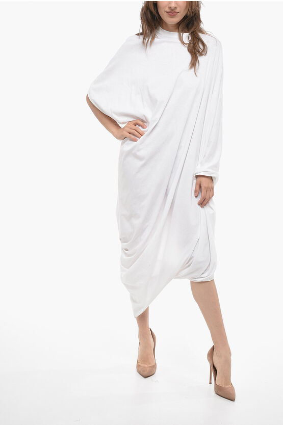 Vetements Cotton Asymmetrical Maxi Dress
