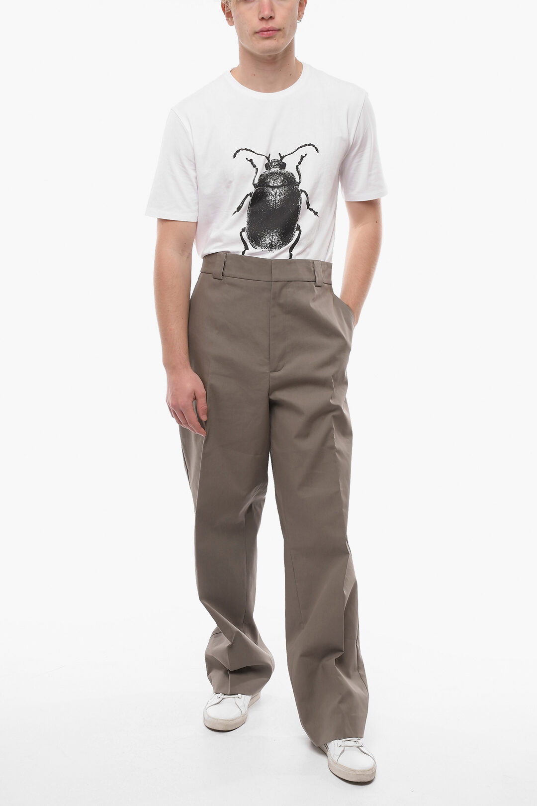 Fear Of God Cotton Baggy Pants with Concealed Closure men - Glamood Outlet