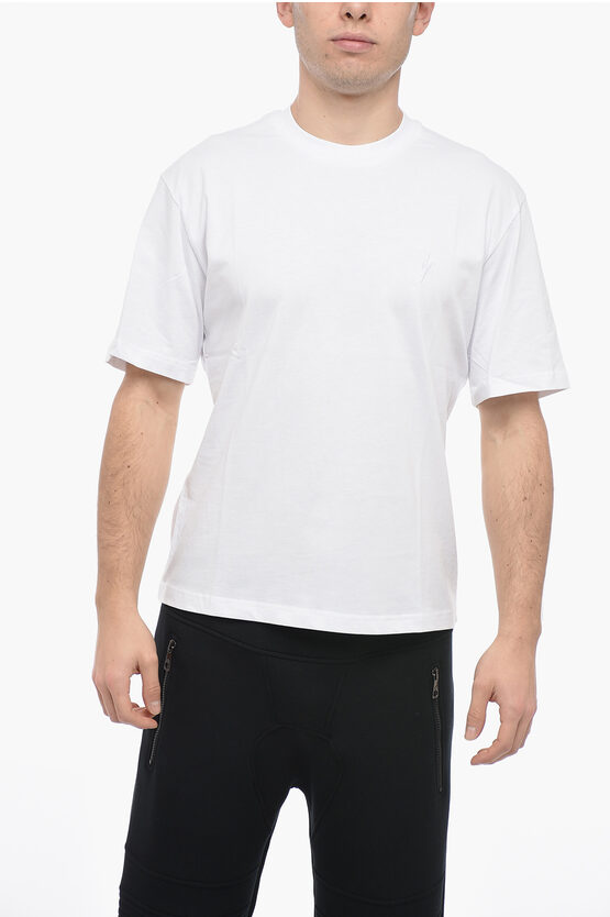 Neil Barrett Crew-neck Cotton T-shirt In White