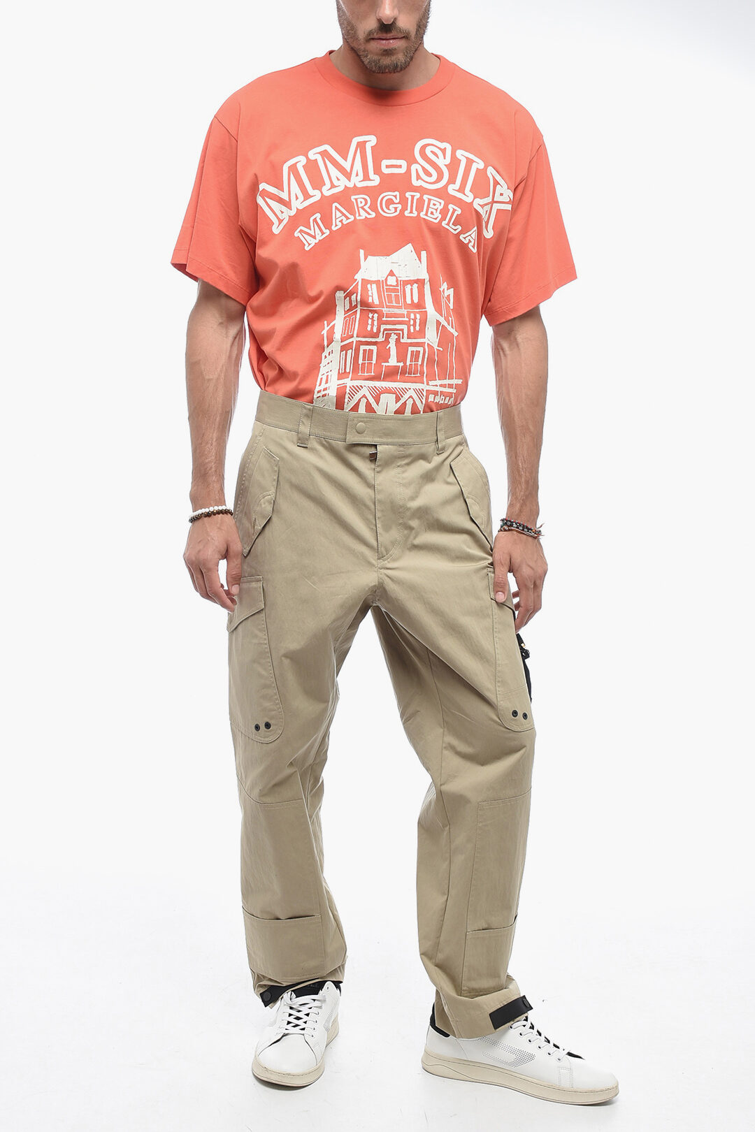 Dior Cotton Blend Cargo Pants with Safety Details men Glamood Outlet