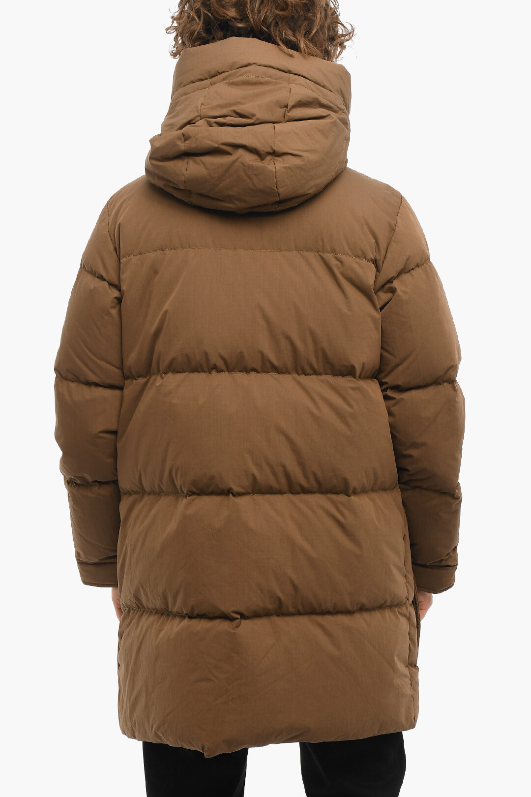 Woolrich Cotton Blend Down Jacket with Hood men Glamood Outlet