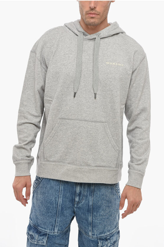 Isabel Marant Gray Marcello Hoodie In 02gy Grey