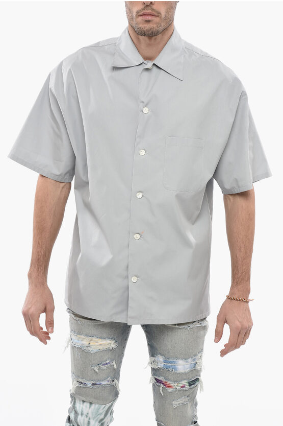 Alexander Mcqueen Cotton Bowling Shirt With Breast-pocket