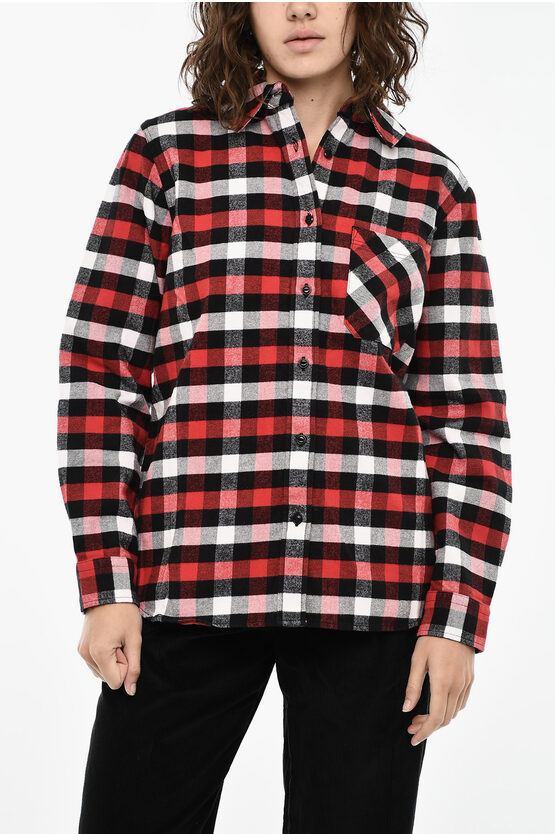 Woolrich Cotton Buffalo Check Shirt In Red