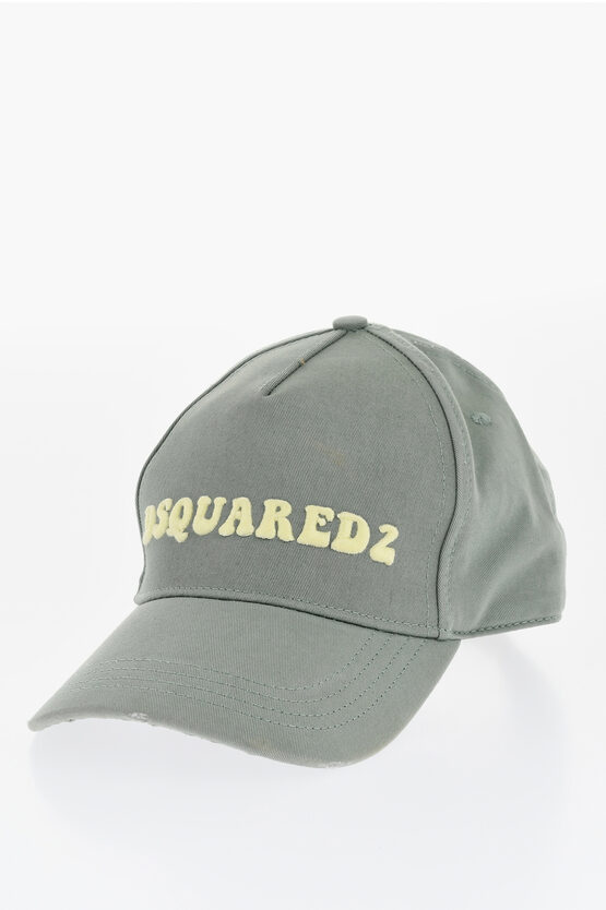 Dsquared2 Cotton Cap With Embossed Logo