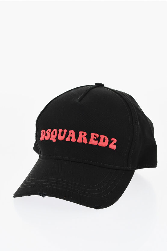 Dsquared2 Cotton Cap With Embroidery Logo