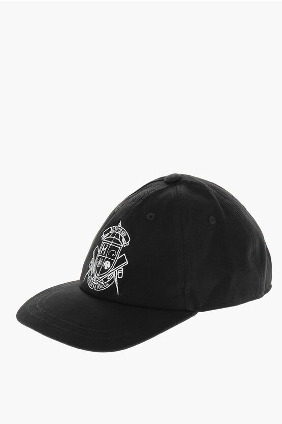 Msftsrep Cotton Cap With Embroidery In Black