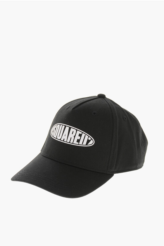 Dsquared2 Cotton Cap With Print