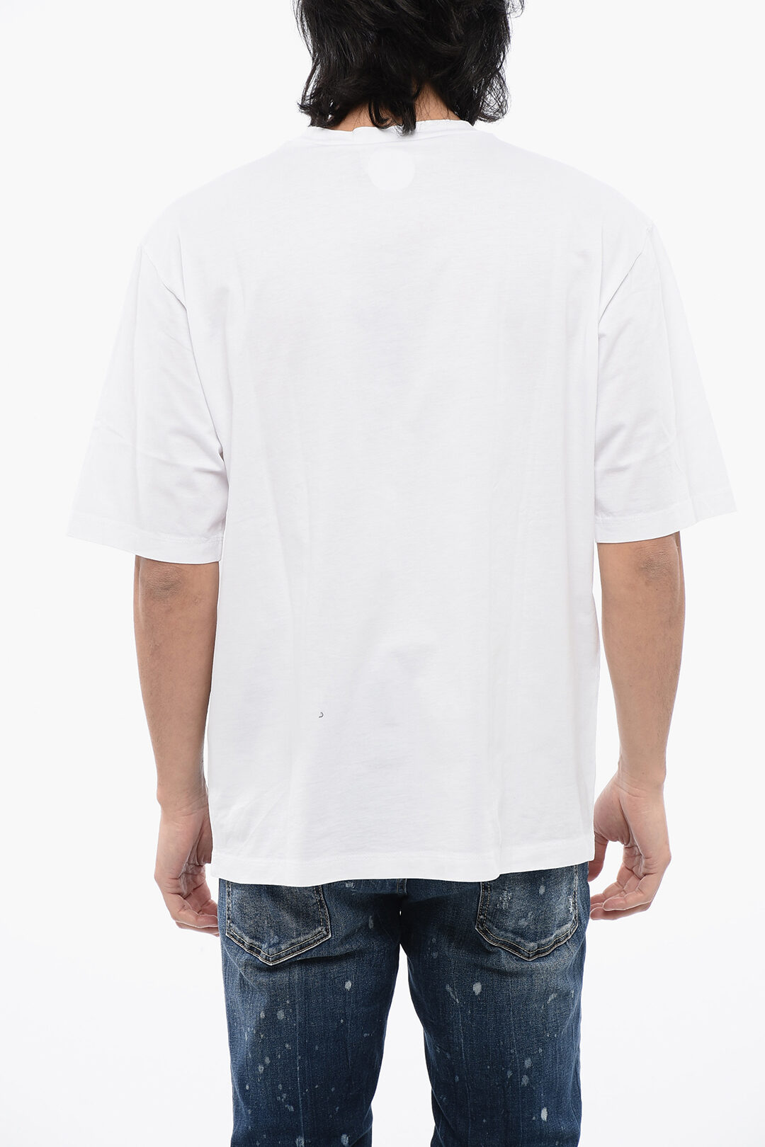 Dsquared2 Cotton CARD Loose Fit T-Shirt men - Glamood Outlet