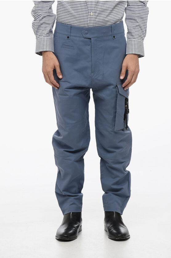 Shop Dior Cotton Cargo Pants With Safety Detail