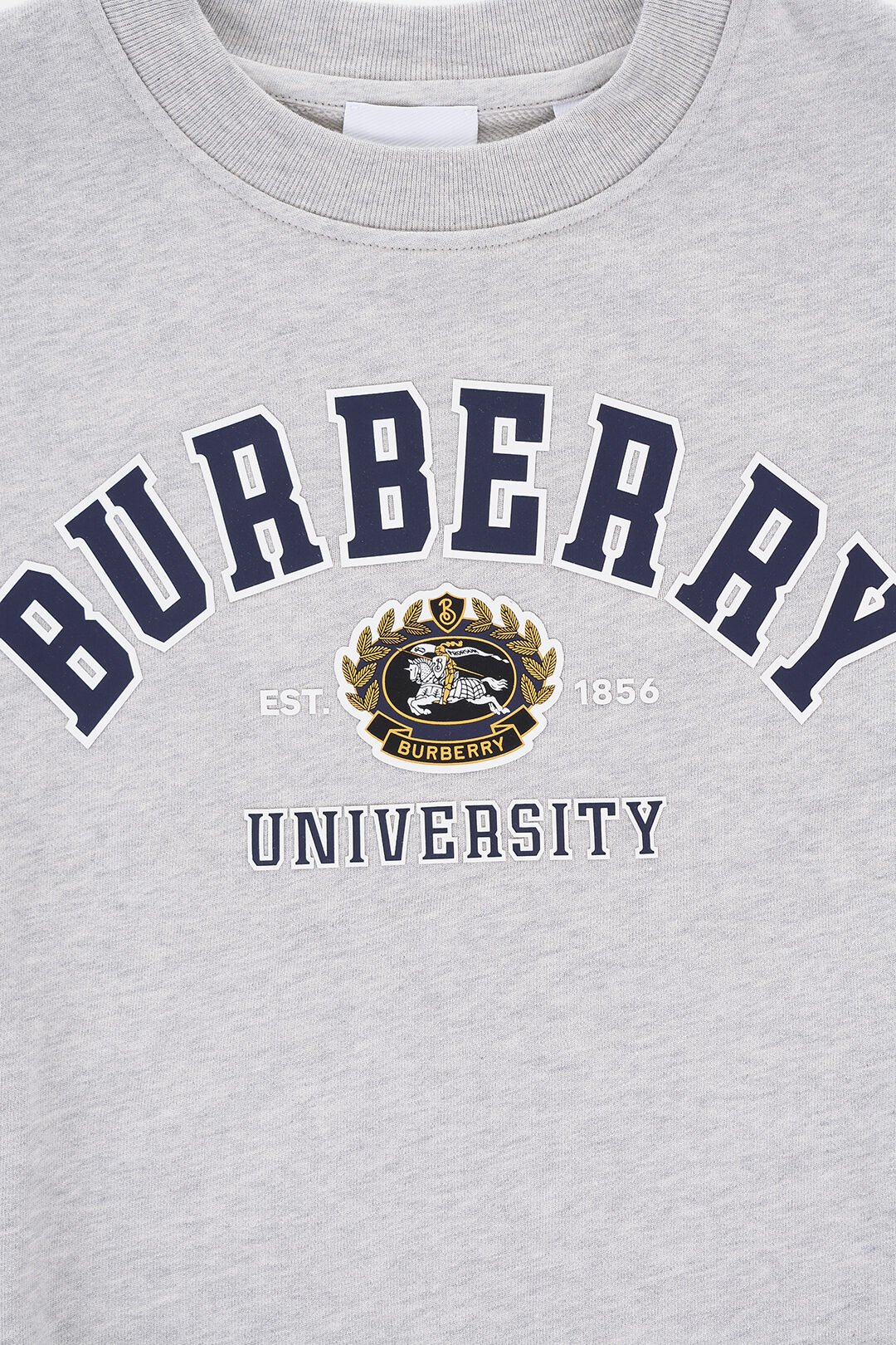 Burberry kids logo print sweat retailer shirt