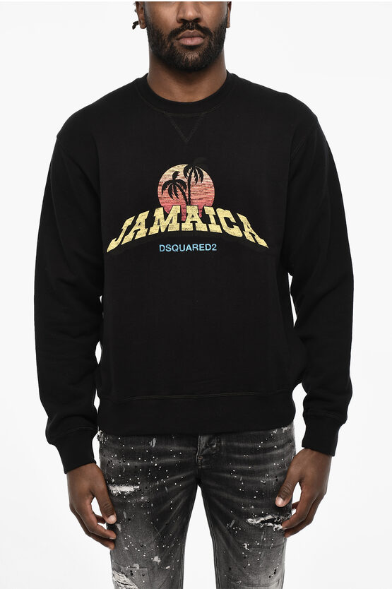 Dsquared2 Cotton Crew-neck Sweatshirt With Print