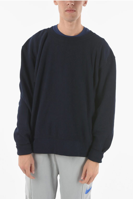 Shop Les Tien Cotton Crew-neck Sweatshirt