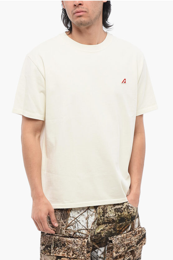 Autry Cotton Crew-neck T-shirt With Embroidery