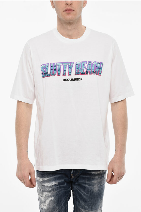 Cotton Crew-Neck T-…