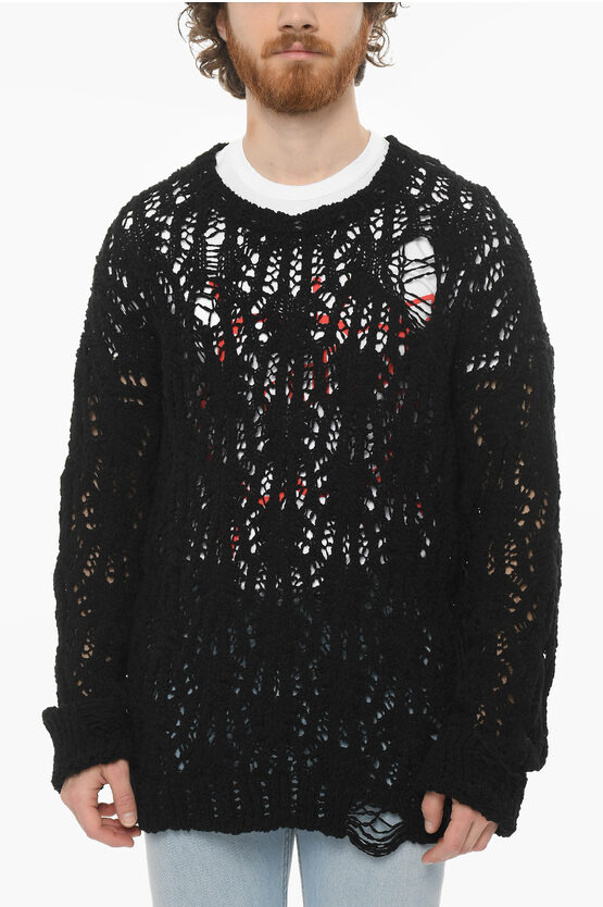 Dsquared2 Cotton Crochet Sweater men - Glamood Outlet