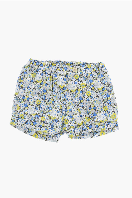 Bonpoint Cotton Floral-motif Shorts
