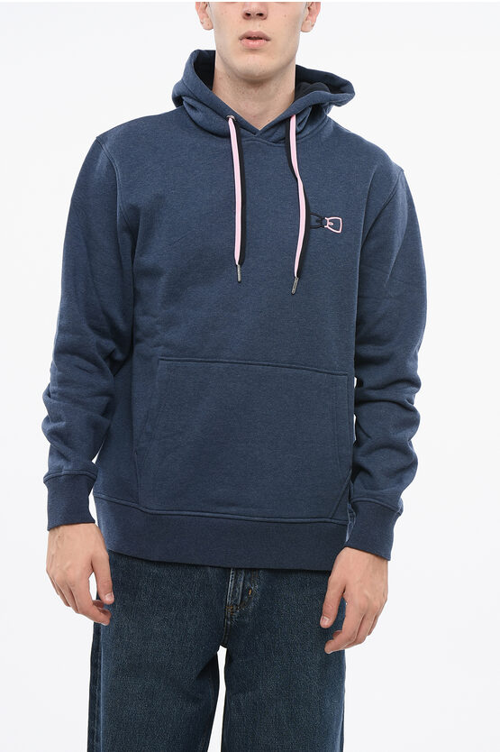 Eden Park Cotton Hoodie With Contrasting Monogram