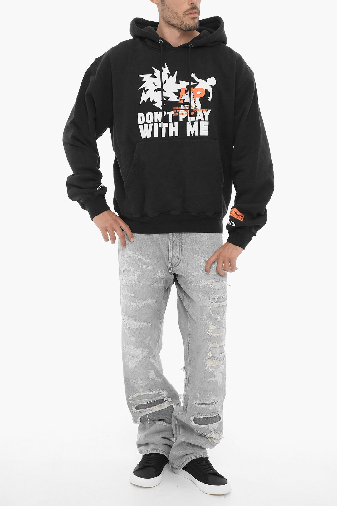 HERON PRESTON DON'T PLAY WITH ME フーディー HERON PRESTON DON'T PLAY WITH ME フーディー