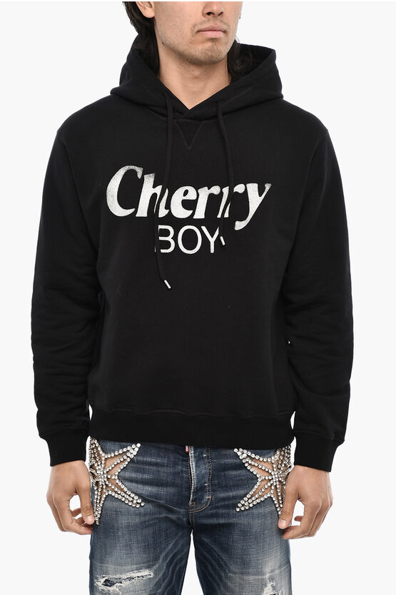 Dsquared2 Cotton Hoodie With Print